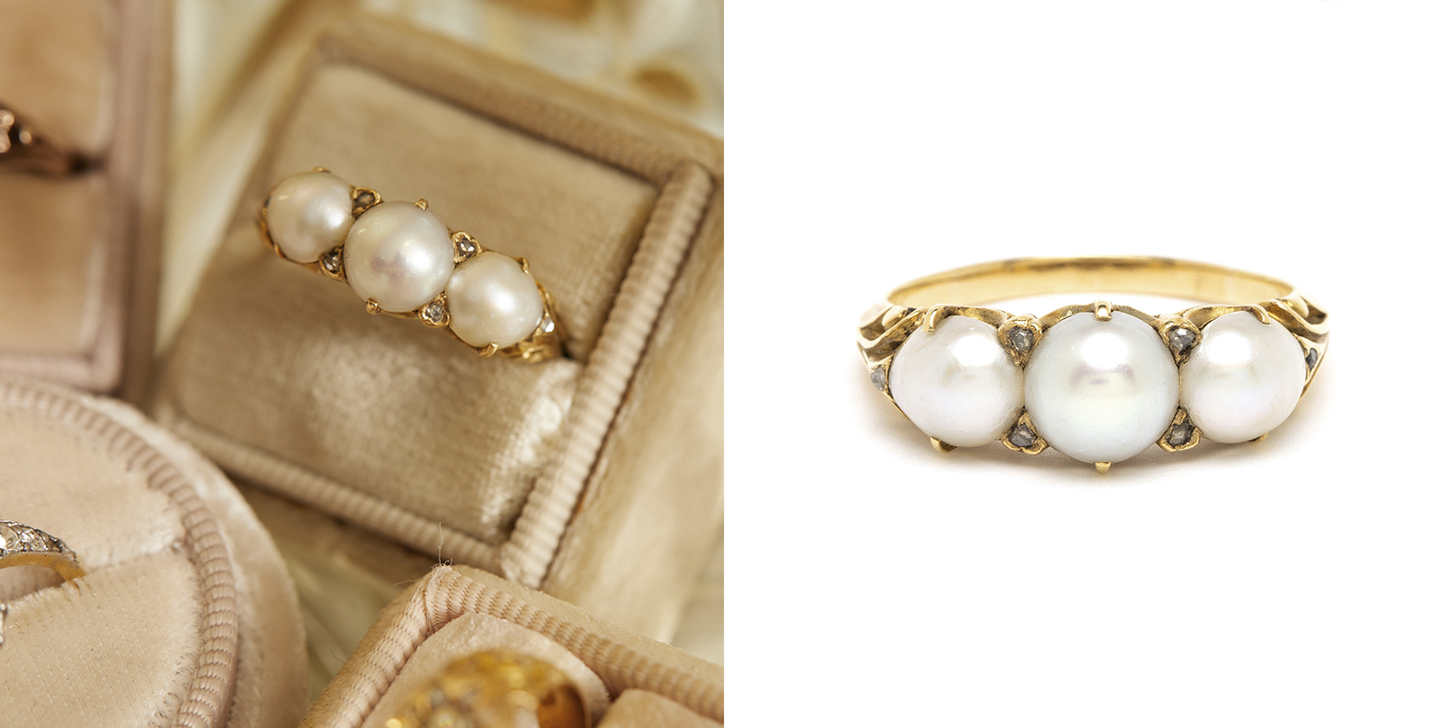VICTORIAN PEARL RING