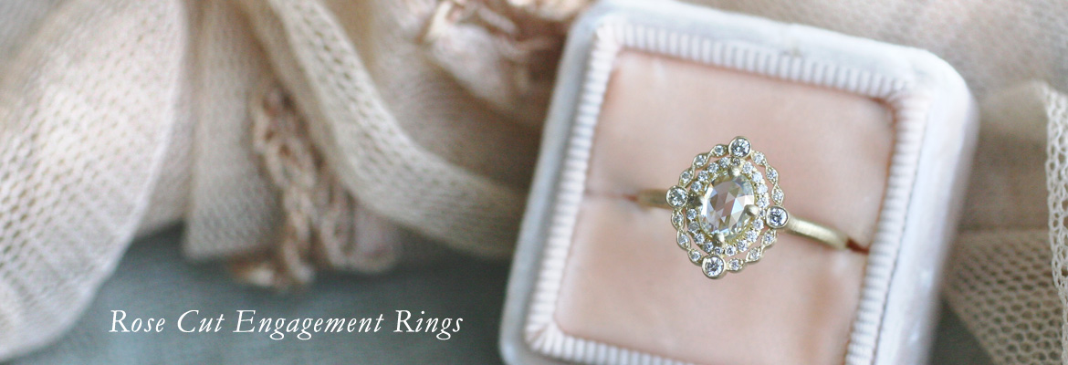 Rose Cut Diamond Engagement Rings