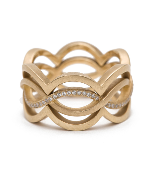Eternity Bandsinfinity Ring With Diamond Accents