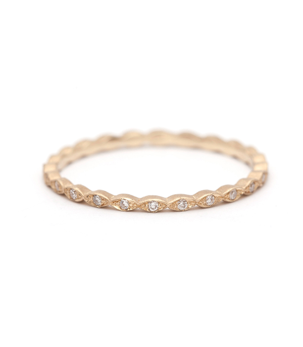 Eternity Band Vintage Style Eternity Band Stackable Eternity Band