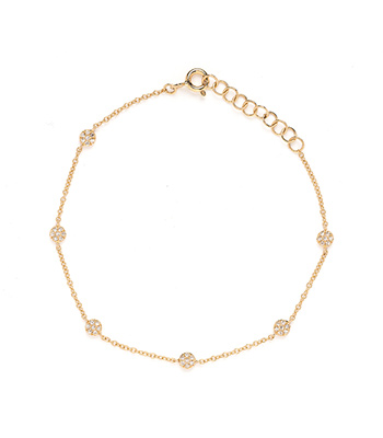 14K Gold Chain with Diamonds makes the Perfect Gift for Bridesmaids or Graduation Gift and of Course a Gift for Mom designed by Sofia Kaman handmade in Los Angeles