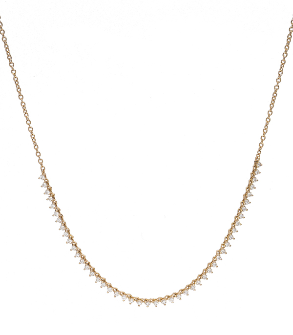 14k Gold Diamond Layering Necklace