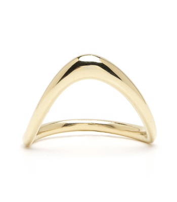 Large Melt Ring for Non-Traditional Engagement Rings designed by Sofia Kaman handmade in Los Angeles