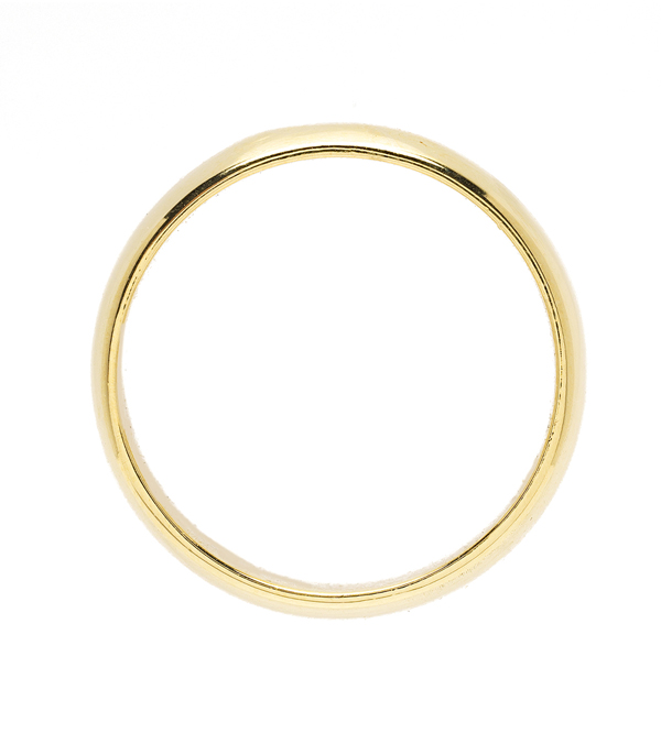 14k Gold Wedding Band For Non Traditional Engagement Rings
