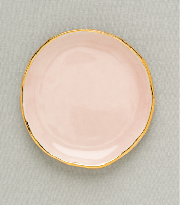 Rose Gold Ring Dish Perfect for a Gift or Bridesmaid designed by Sofia Kaman handmade in Los Angeles