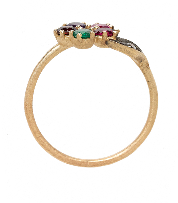 Vintage Inspired Flower Ring