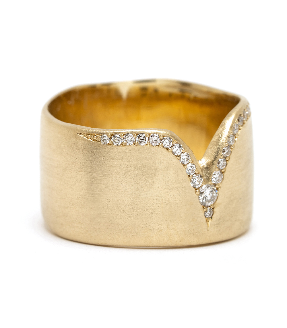Single Diamond Ring | Single Diamond Band for Brides at Liven – Liven  Company