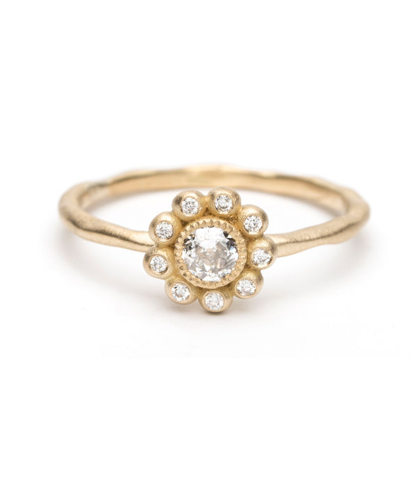 Flower Cluster Ring Petite 2.7ct