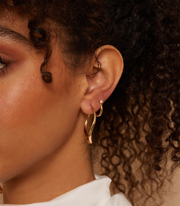 Gold Earrings For Engagement Rings For Women