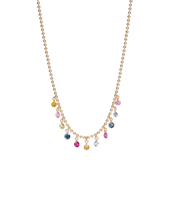 Gold And Sapphire Necklace