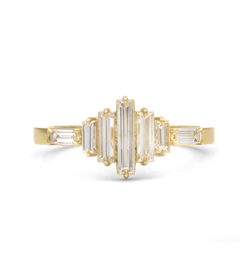 Baguette Cut Engagement Rings | UK London Hatton Garden – The London  Victorian Ring Co
