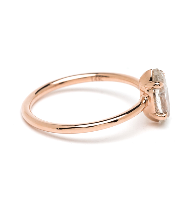 Marquise Diamond Boho Engagement Ring