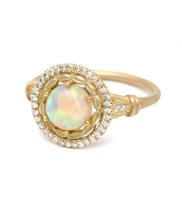 Unique Bohemian Engagement Ring