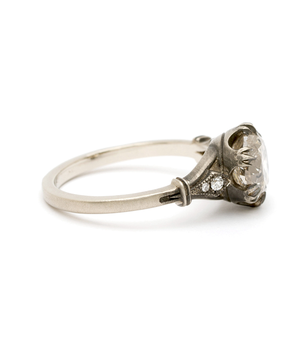 Vintage Inspired Bohemian Engagement Ring
