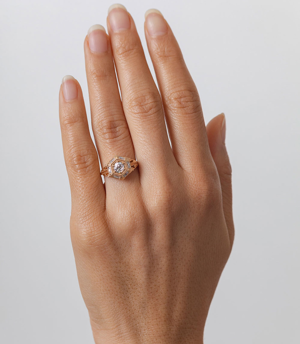Sofia Kaman Unique Engagement Ring