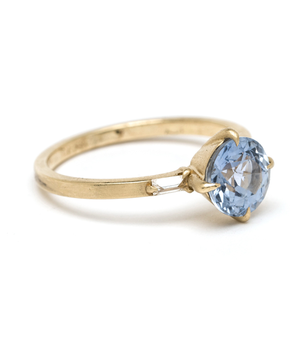 Bohemian Sapphire Ethical Engagement Ring