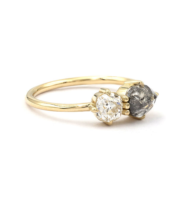 Toi Et Moi Diamond Engagement Ring