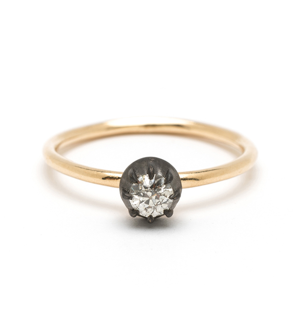 Victorian Inspired Diamond Engagement Ring