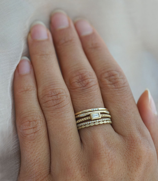 Sofia Kaman Unique Engagement Ring Bridal Set