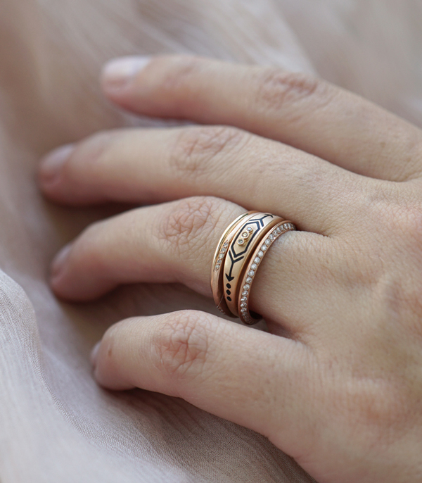 Sofia Kaman Unique Stacking Rings