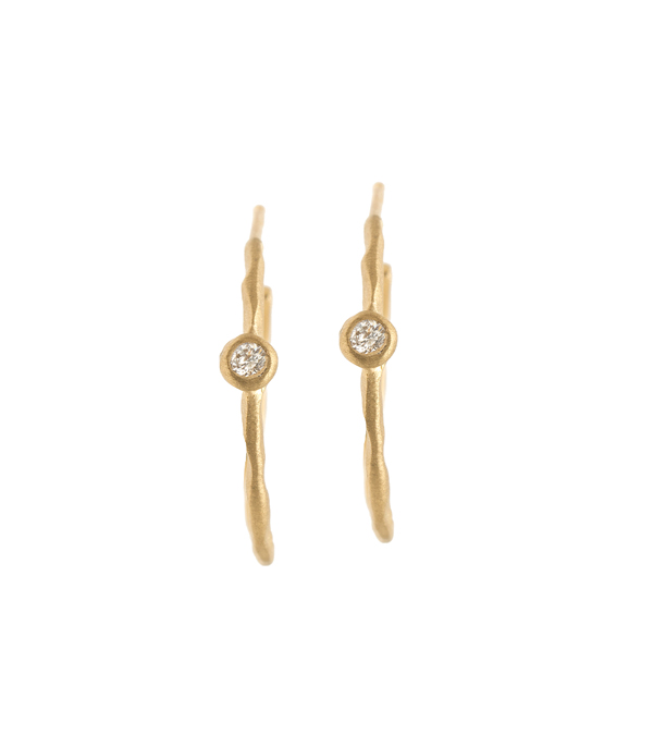 Diamond small Hoop earrings – OS Jewels