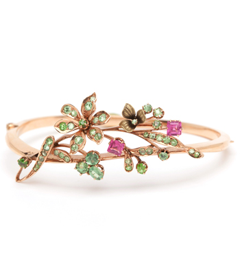 Vintage Floral Vintage Bracelet for Engagement Rings curated by Sofia Kaman