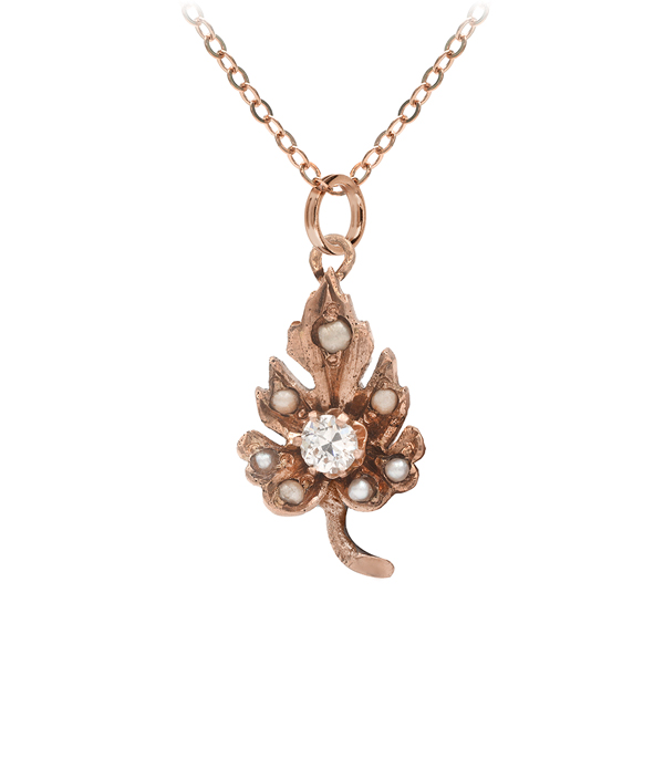 Victorian Pearl Diamond Necklace