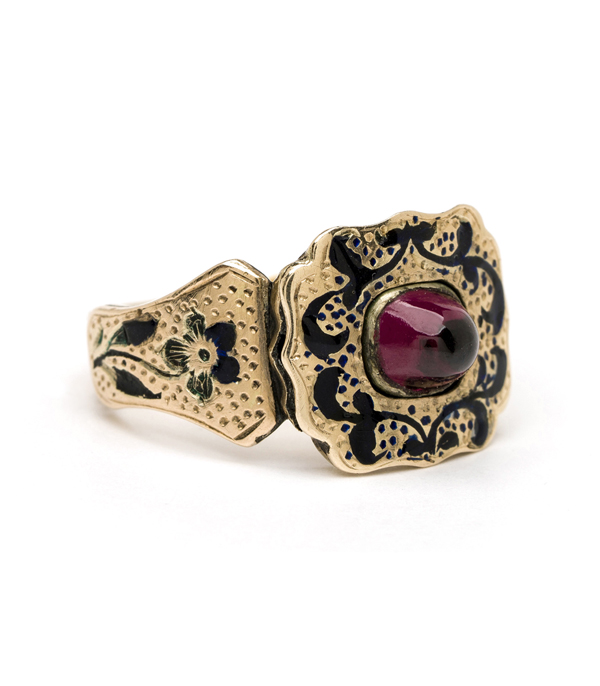 Antique Victorian January Birthstone Ring