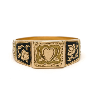 Love and Roses-Victorian Enamel Stacking Ring curated by Sofia Kaman