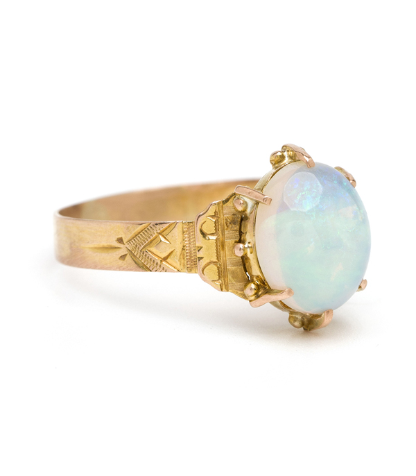 Victorian Opal Engagement Ring