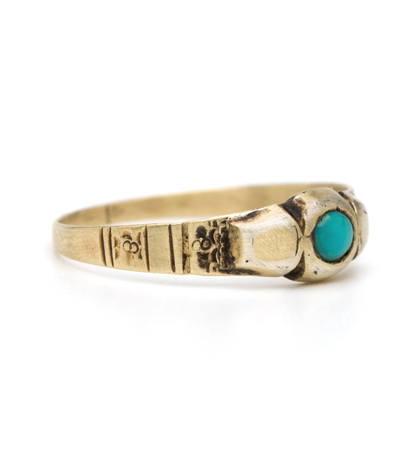 Victorian Turquoise Boho Ring