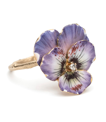 Large Pansy Ring curated by Sofia Kaman