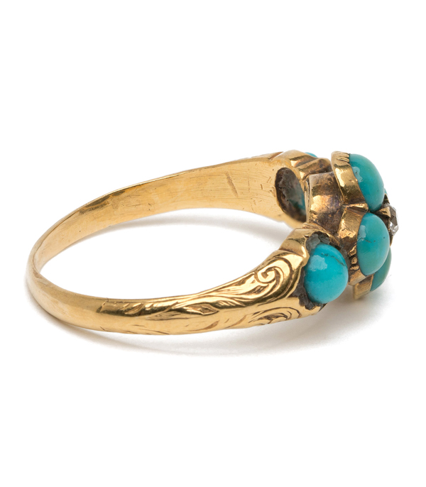 Forget Me Not Turquoise Ring