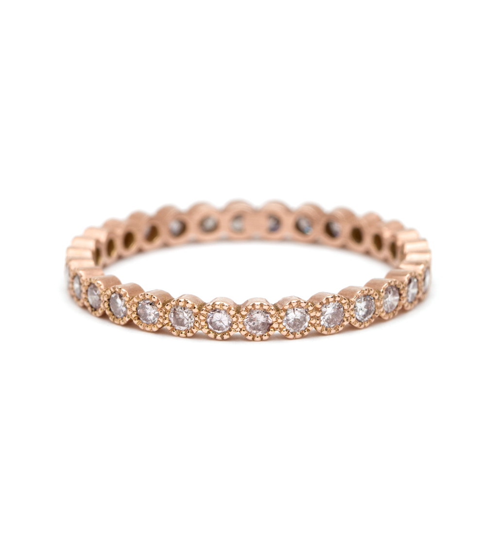 Damier Ring, Pink Gold and diamonds - Jewelry - Categories