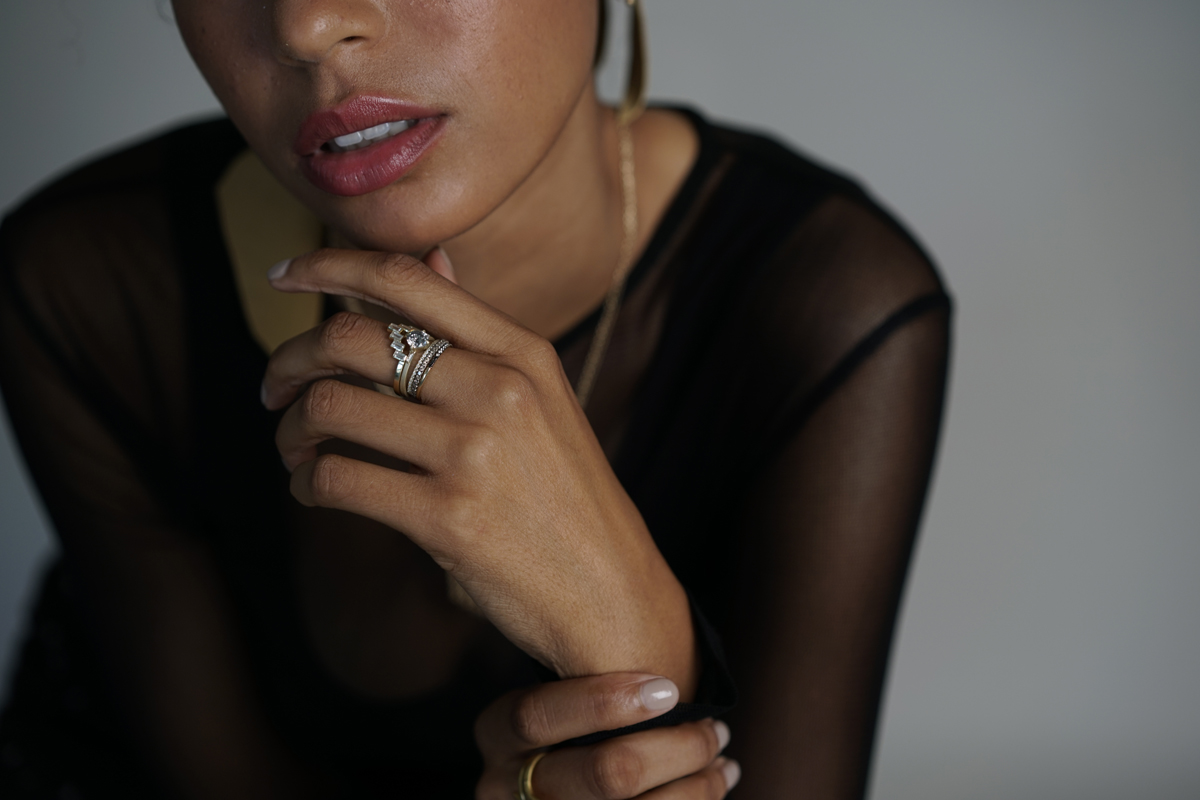 Ethically Sourced Refined Rebel Bridal Jewelry and engagement Rings